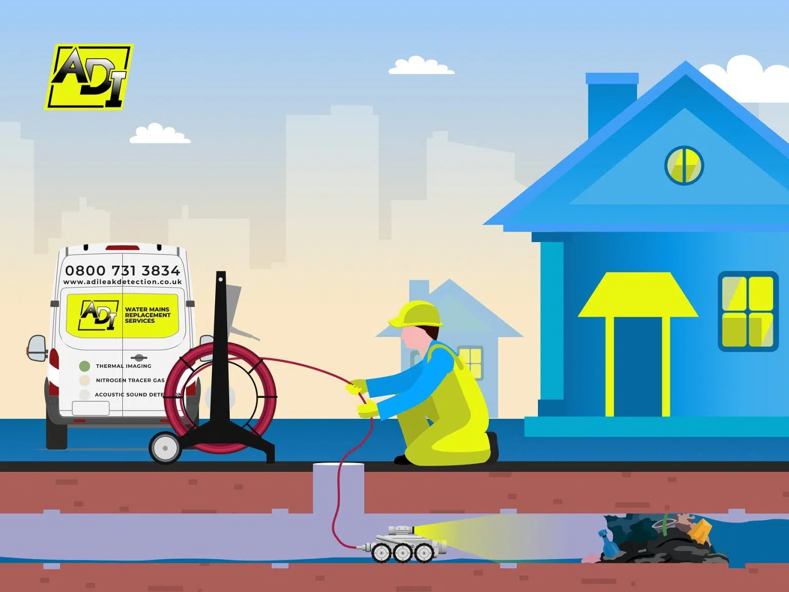 Drainage CCTV Surveys & Investigations Northumberland